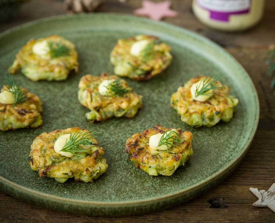 Aïoli Courgette Fritters
