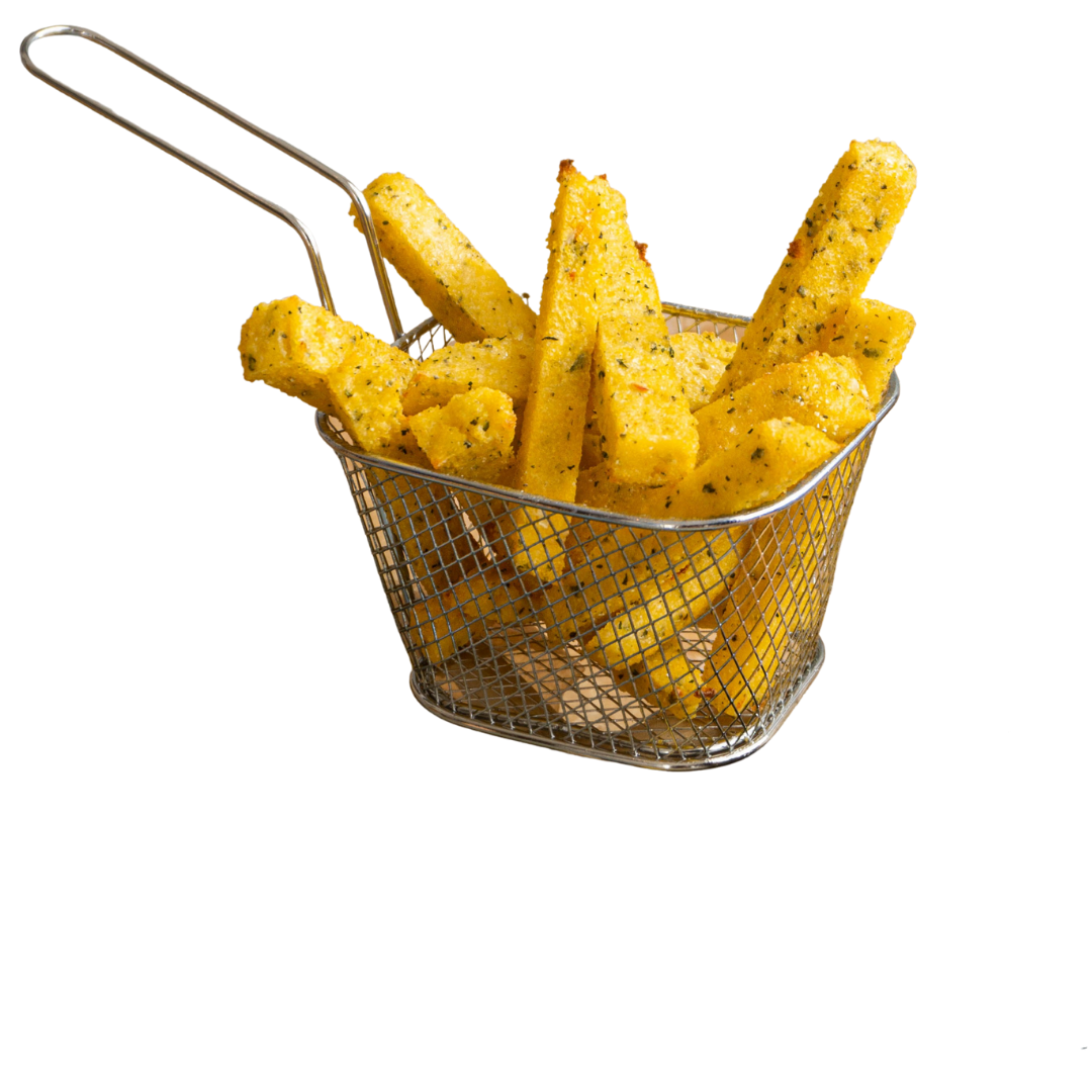 Polenta fries serving